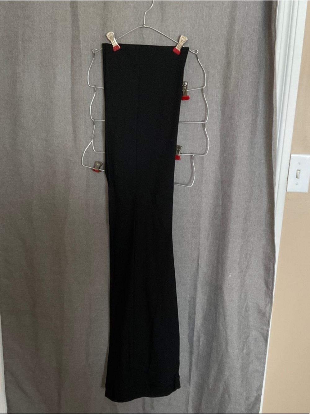 Women's Black Straight-Leg Dress Pants